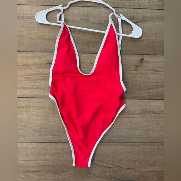 CHEEKY One Piece Bikini women’s padded L large pink swim swimsuit target - Picture 1 of 2